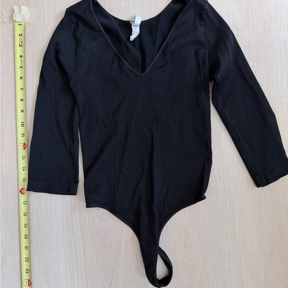 Nikibiki Black Ribbed bodysuit Tank